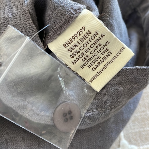 NWT Level 99 Gray Romper - Picture 12 of 12